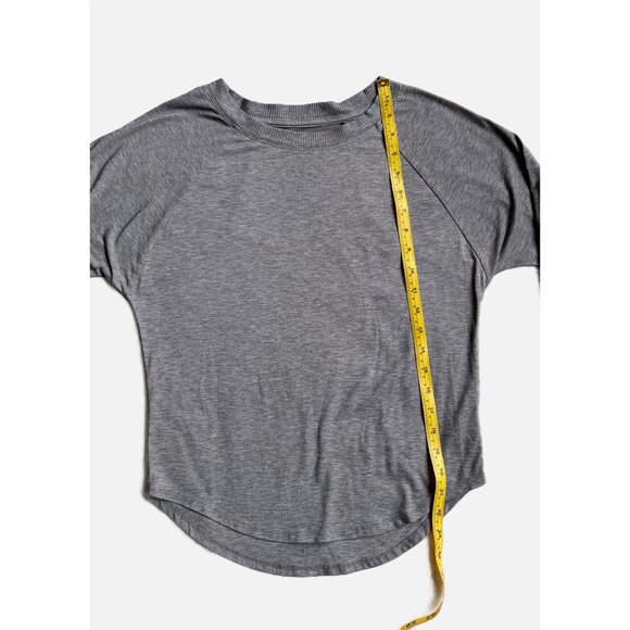 Athleta Topanga Long-Sleeve Athletic Top, Gray, XXS, EUC - Picture 5 of 9